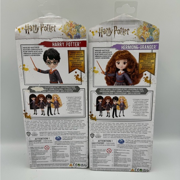 Wizarding World Harry Potter and Hermione Granger 8 inch Dolls Toys Collection - Picture 3 of 5